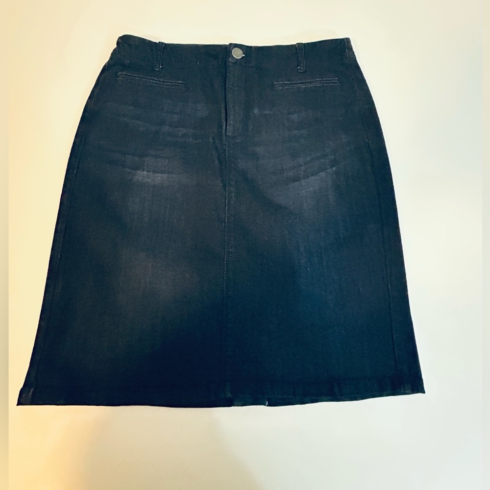 J. Jill Dark blue Denim Pencil Skirt